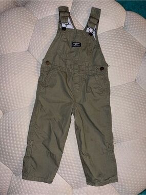 OshKosh B'gosh Olive Green Kids Overalls